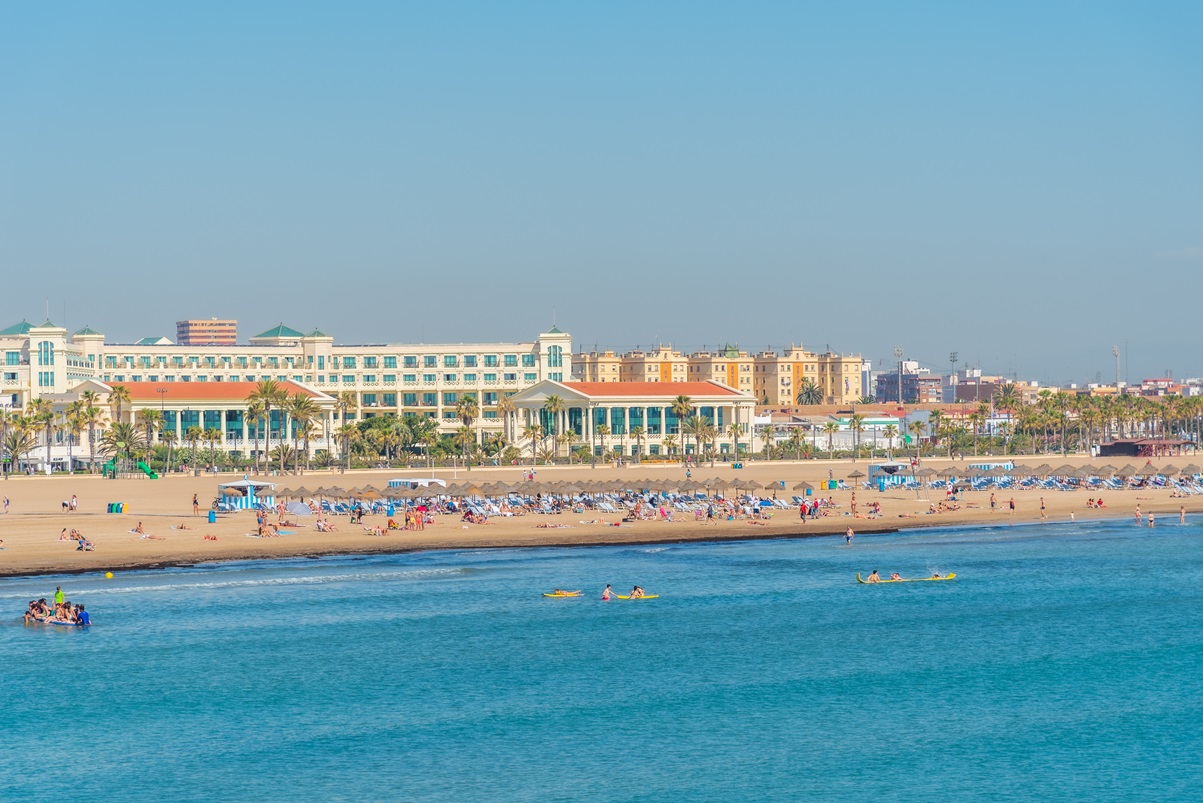 Cabanyal Beach in Valencia