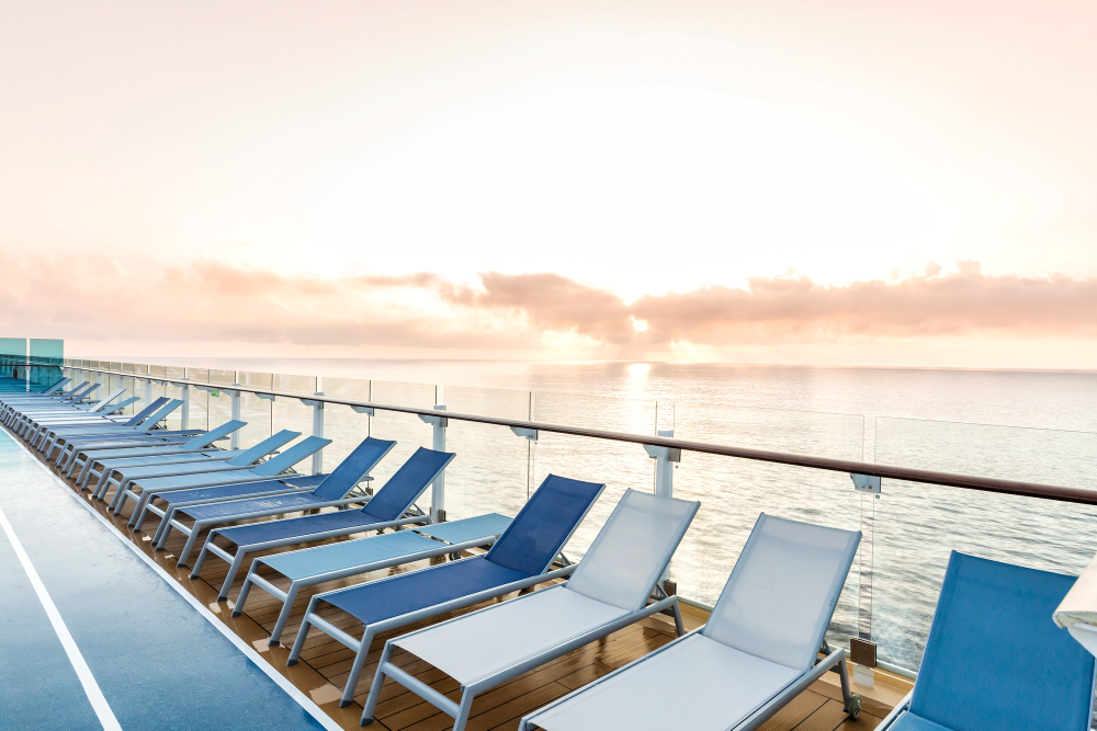 Sonnendeck auf der Mein Schiff 4