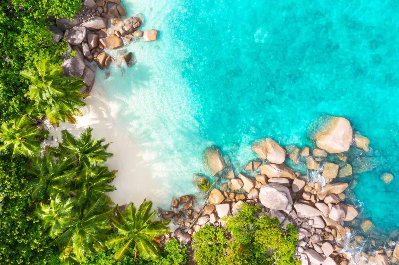 Anse Lazio Strand, Praslin, Seychellen