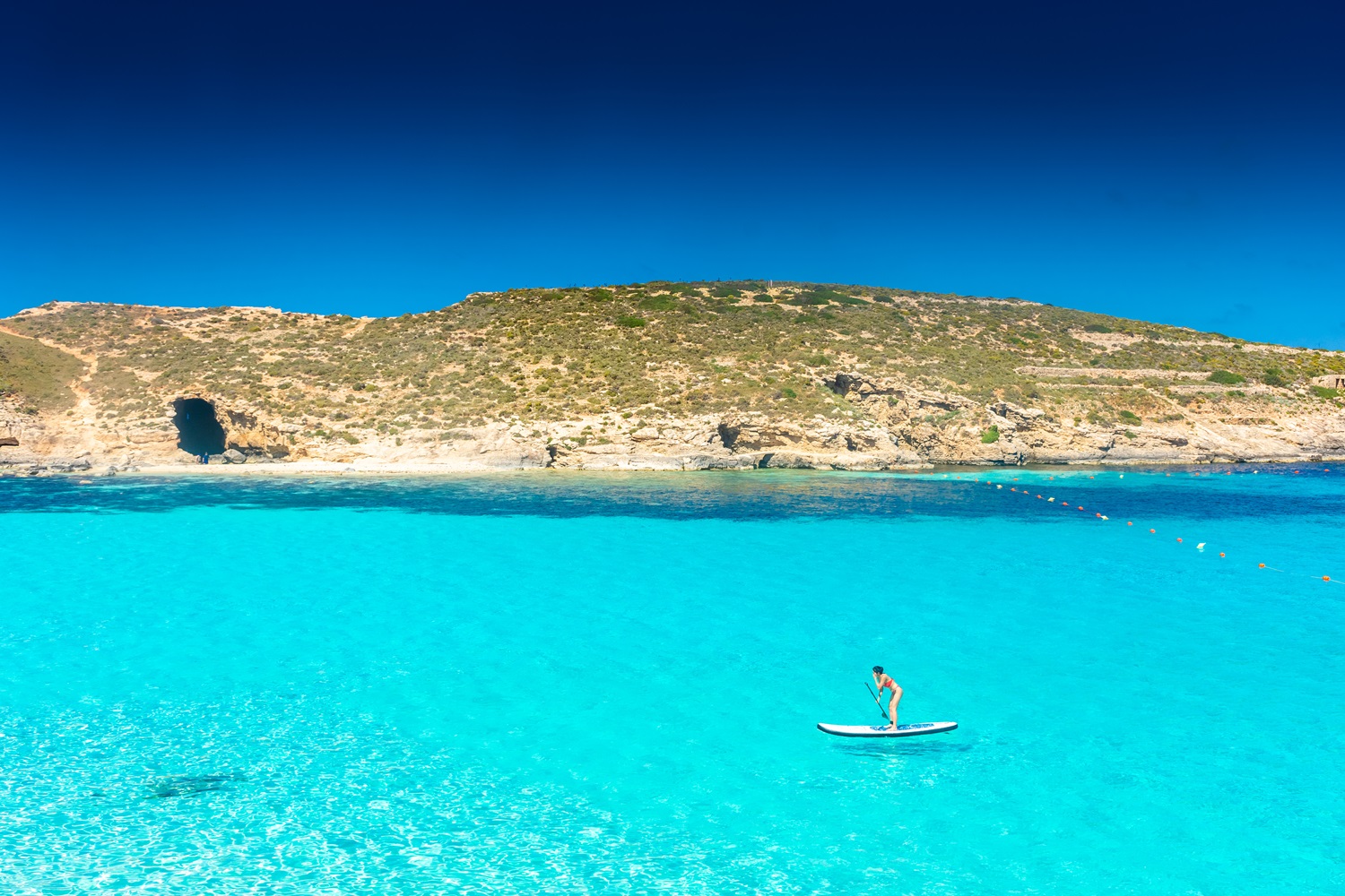SUP in der Blue Lagoon