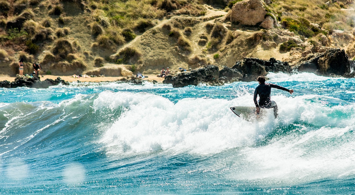 Surfen auf Malta